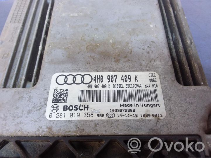 Audi A8 S8 D4 4H Engine control unit/module ECU 4H0907409K