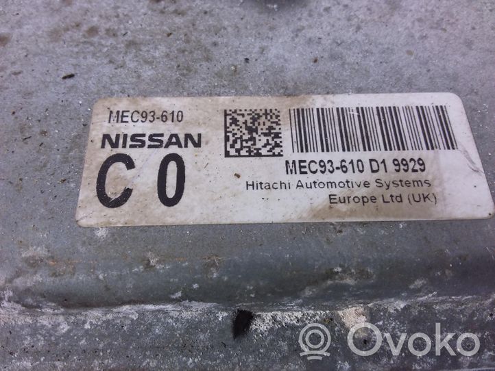 Nissan Qashqai Moottorin ohjainlaite/moduuli (käytetyt) MEC93-610