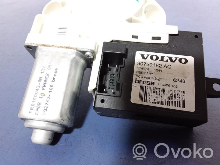 Volvo V50 Mécanisme lève-vitre de porte arrière avec moteur 30739182AC