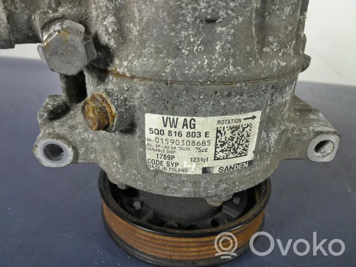 Volkswagen Polo V 6R Compressore aria condizionata (A/C) (pompa) 5Q0816803E