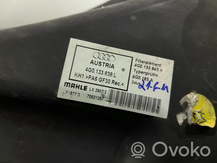 Audi A6 S6 C7 4G Boîtier de filtre à air 4G0133838L