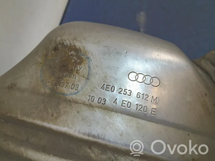 Audi A8 S8 D3 4E Takavaimennin pakoputki 4e0253611ae