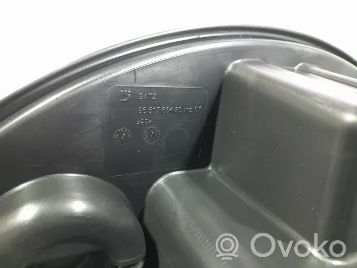 Peugeot 307 Apatinis, bagažinės šono, apdailos skydas 9651763480