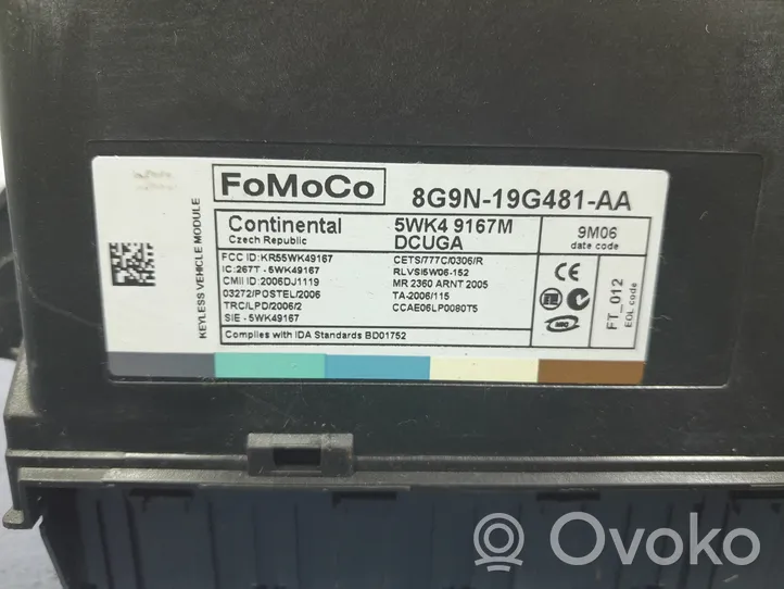 Volvo XC60 Modulo comfort/convenienza 8G9N-19G481-AA