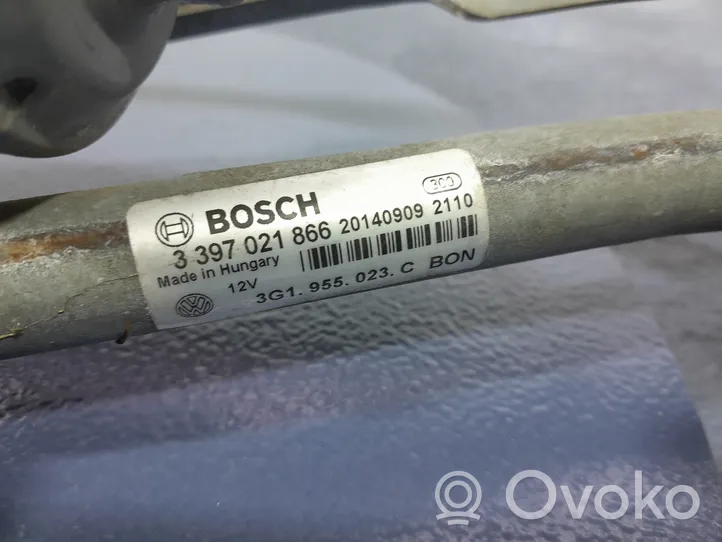 Volkswagen PASSAT B8 Mechanizm i silniczek wycieraczek szyby przedniej / czołowej 3397021866