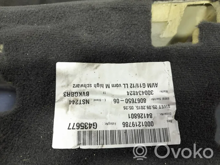 BMW 7 G11 G12 Tapis de sol / moquette de cabine avant 01