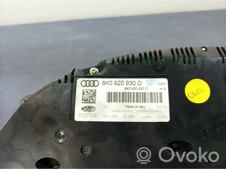 Audi A4 S4 B8 8K Nopeusmittari (mittaristo) 8K0920930D