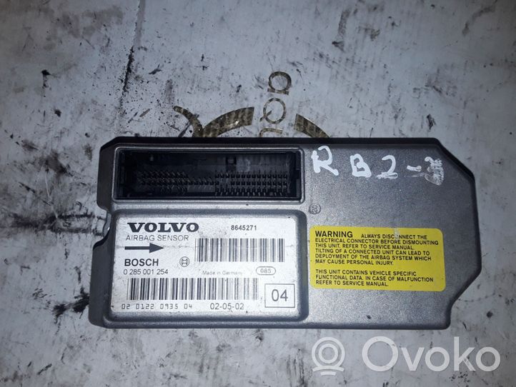 Volvo V70 Sterownik / Moduł Airbag 0285001254