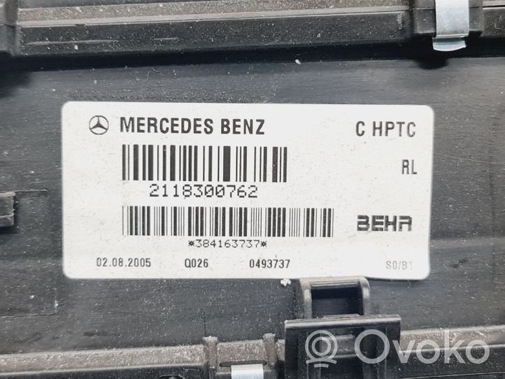 Mercedes-Benz E W211 Sisälämmityksen ilmastoinnin korin kokoonpano 2118300762