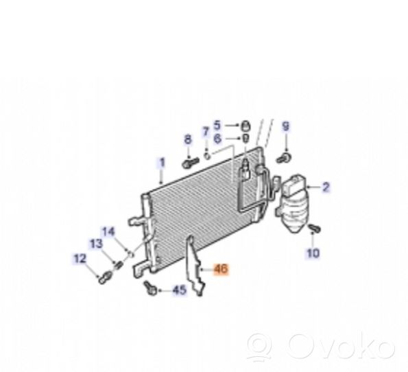 Saab 9-3 Ver1 Wlot / Kanał powietrza intercoolera 4868006