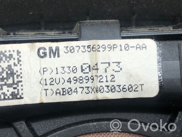Opel Meriva B Ohjauspyörän turvatyyny 307356299P10AA