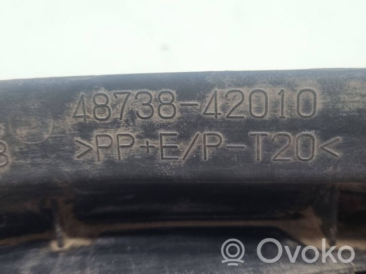 Toyota RAV 4 (XA30) Apakšas aizsargs šasijas aizmugurējā daļā 4873842010