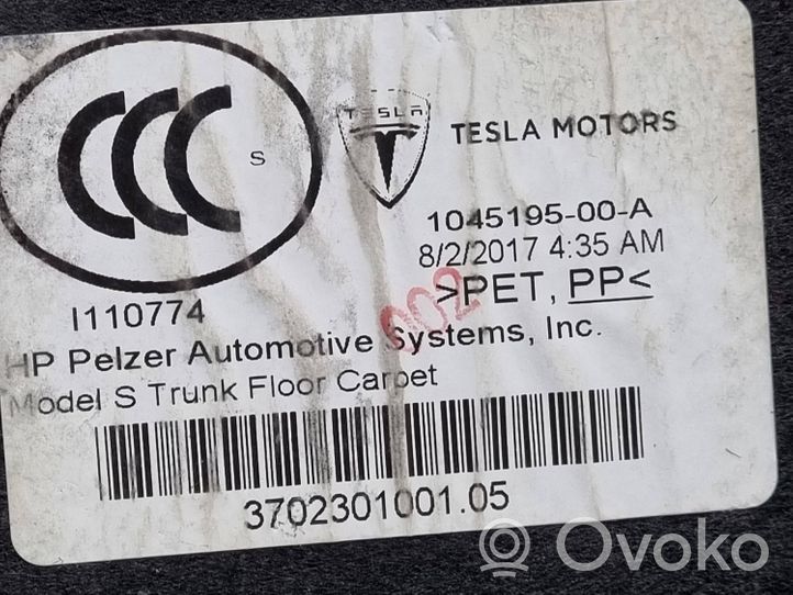 Tesla Model S Doublure de coffre arrière, tapis de sol 104519500A