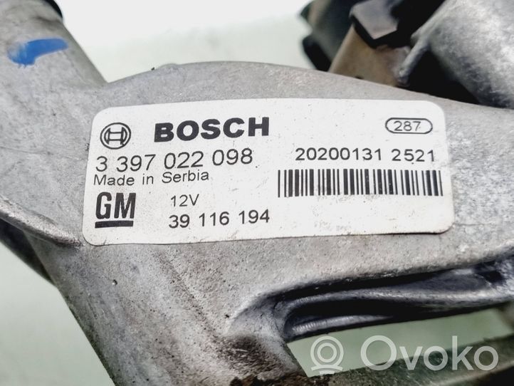 Opel Astra K Silniczek wycieraczek szyby przedniej / czołowej 3397022098