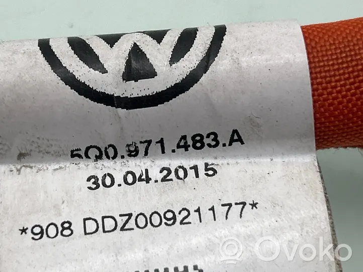 Volkswagen PASSAT B8 Câble de batterie positif 5Q0971483A