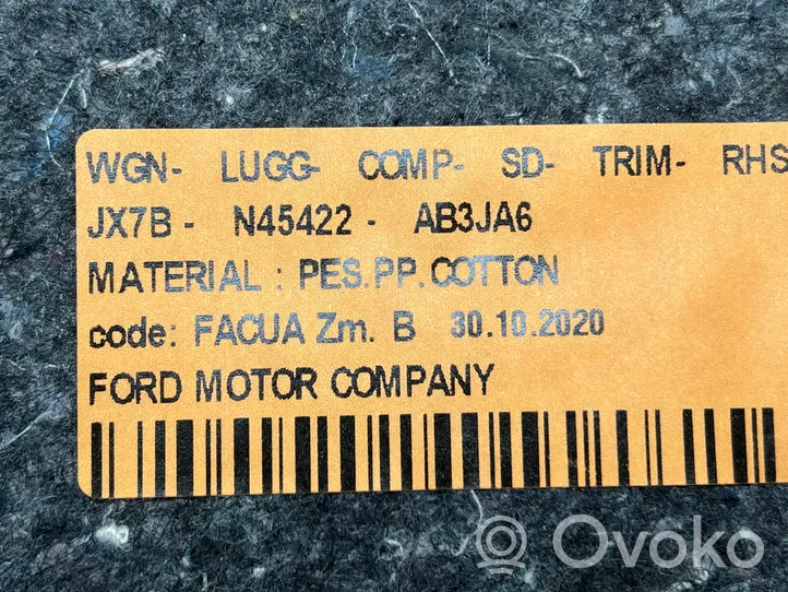 Ford Focus Apatinis, bagažinės šono, apdailos skydas JX7BN45422