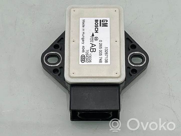 Opel Meriva B Capteur de vitesse de lacet d'accélération ESP 13267138