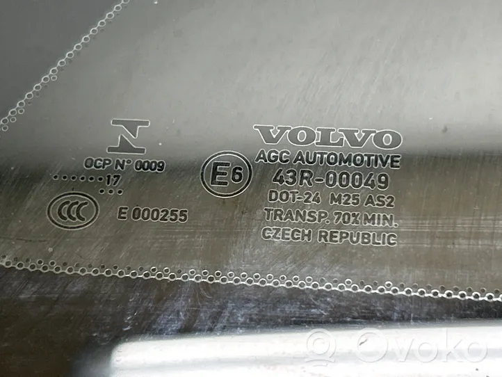 Volvo S90, V90 Takasivuikkuna/-lasi 43R00049