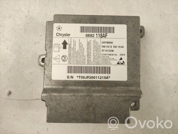 Dodge Grand Caravan Turvatyynyn ohjainlaite/moduuli 68062118AF