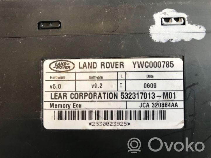 Land Rover Discovery 3 - LR3 Sėdynės valdymo blokas YWC000785