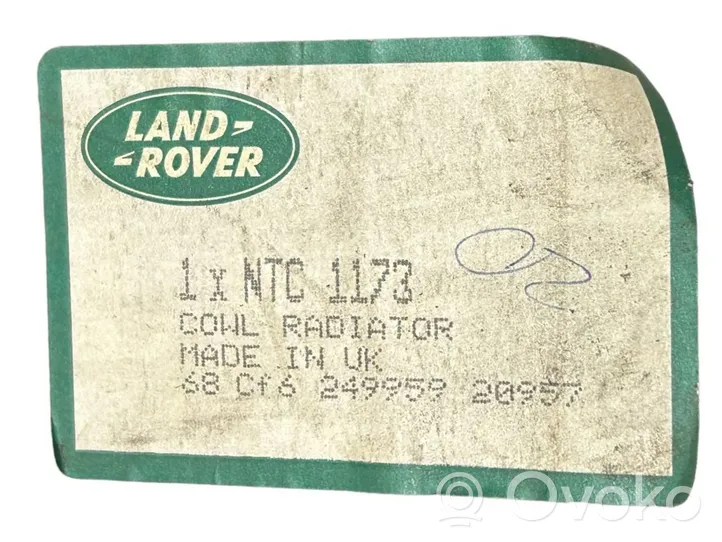 Land Rover Range Rover Classic Jäähdyttimen jäähdytinpuhaltimen suojus NTC1173
