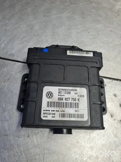 Volkswagen Transporter - Caravelle T5 Module de contrôle de boîte de vitesses ECU 09K927750K