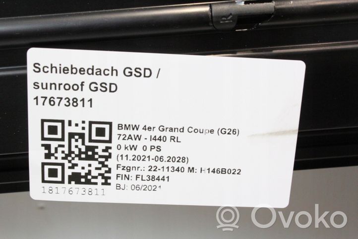 BMW 3 G20 G21 Sunroof set 8096115