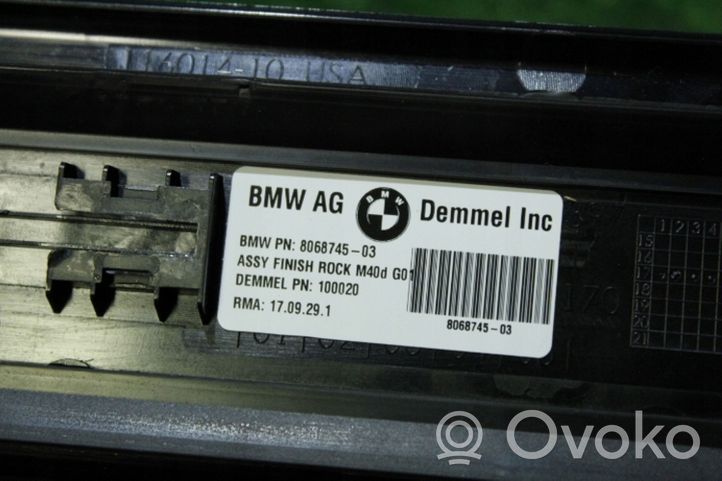 BMW X3 G01 Slenksčių apdailų komplektas (vidinis) 8068745