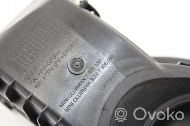 Mini Clubman F54 Tubo e bocchettone per riempimento serbatoio del carburante 7358156