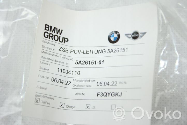 BMW X6 G06 Zawór odpowietrzający 5A26151