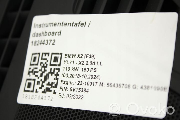 BMW X1 F48 F49 Kojelauta 