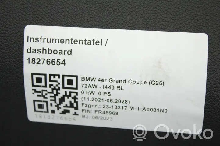 BMW 4 G22 G23 G24 G26 Deska rozdzielcza 9628097