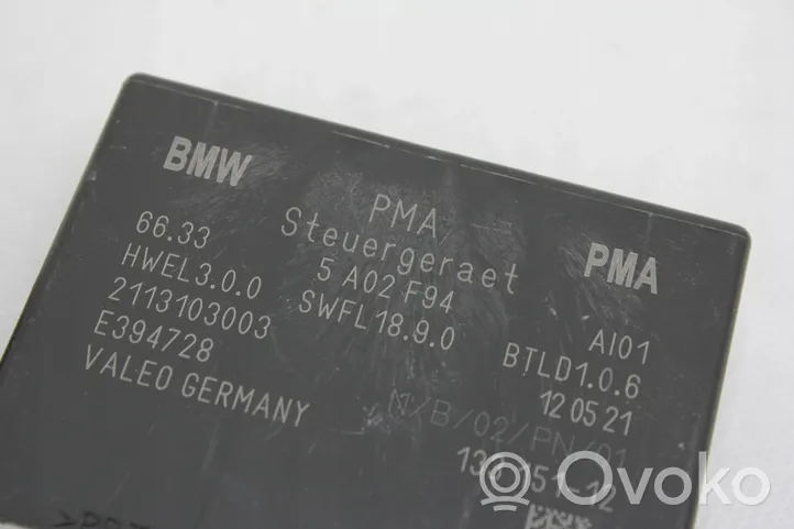 BMW X3 F25 Parkošanas (PDC) vadības bloks 5A02F94