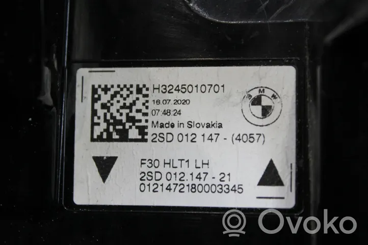 BMW 3 F30 F35 F31 Juego de luz trasera/de freno 2450105