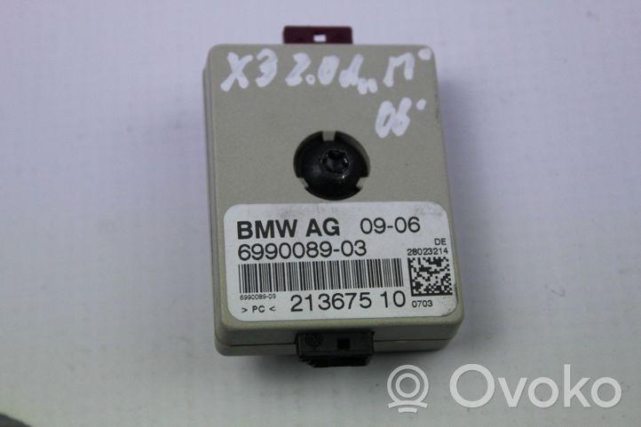 BMW 6 E63 E64 Filtre antenne aérienne 6990089