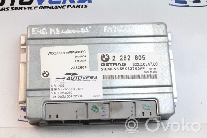 BMW M3 Centralina/modulo scatola del cambio 2282605