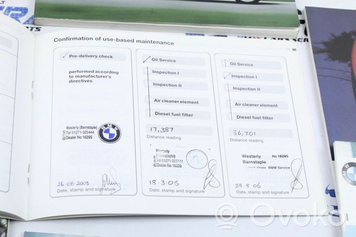 BMW 3 E46 Libretto uso e manutenzioni 