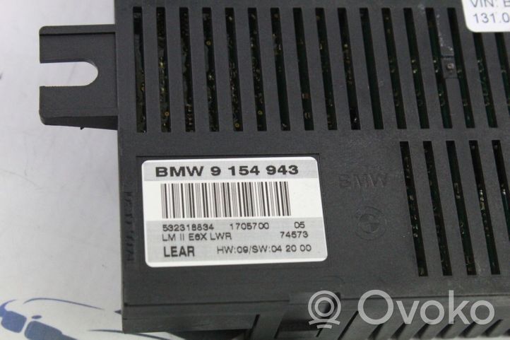 BMW 5 E60 E61 Unité de commande / module Xénon 9154943
