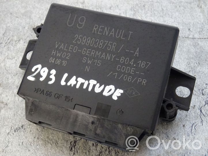 Renault Latitude (L70) Module de commande de ventilateur 259903875R