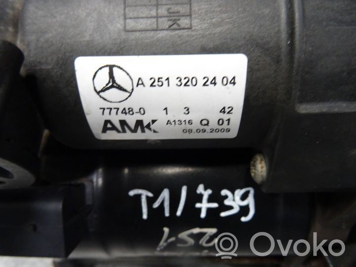 Mercedes-Benz R W251 Ilmajousituksen kompressoripumppu A2513202404