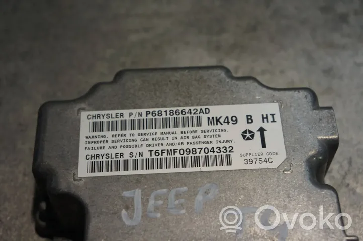 Jeep Compass Sterownik / Moduł Airbag P68186642AD