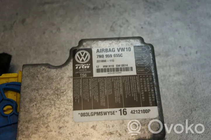 Volkswagen Sharan Centralina/modulo airbag 7N0959655C