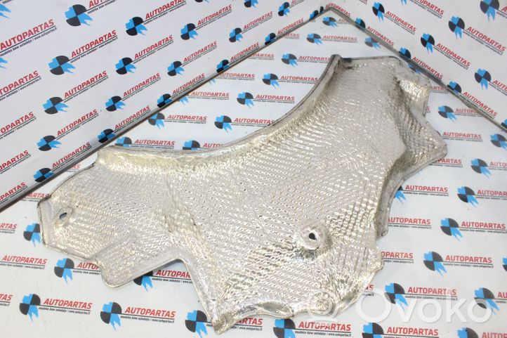 BMW 6 F12 F13 Bouclier thermique d'échappement 7186860