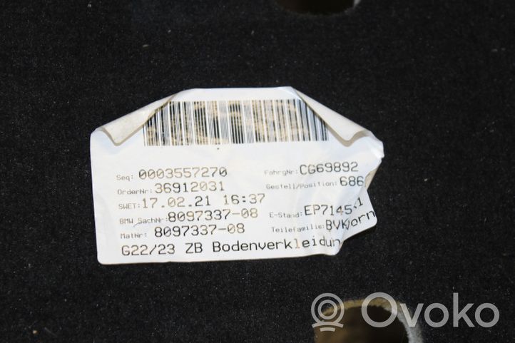 BMW 4 G22 G23 G24 G26 Wykładzina podłogowa przednia 36912031