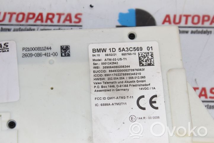 BMW 4 G22 G23 G24 G26 Bluetoothin ohjainlaite/moduuli 1D5A3C569