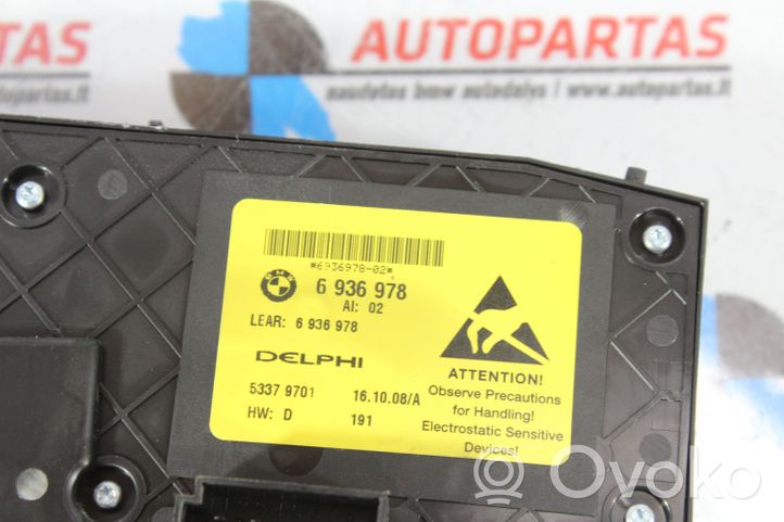 BMW 3 E92 E93 Interruttore di controllo del sedile 6936978