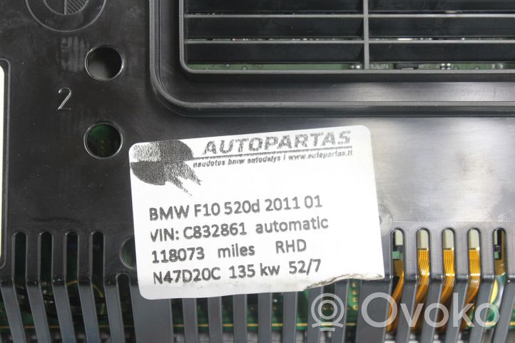 BMW 5 F10 F11 Tachimetro (quadro strumenti) 9249345