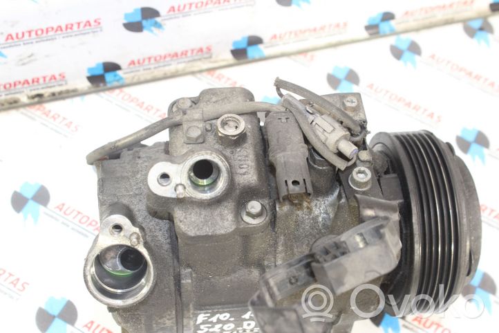 BMW 5 F10 F11 Ilmastointilaitteen kompressorin pumppu (A/C) 9225703