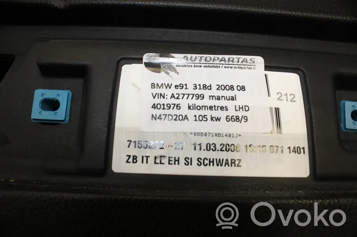 BMW 3 E90 E91 Deska rozdzielcza 7155202