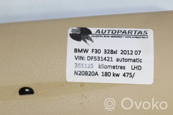 BMW 3 F30 F35 F31 Autres pièces intérieures 9218562